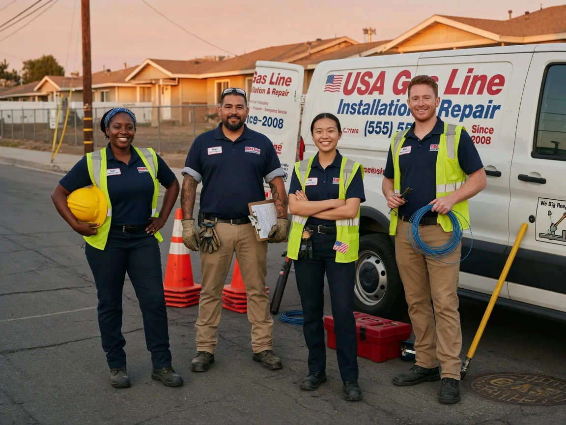 Gas Line Installation company in Oblong, IL